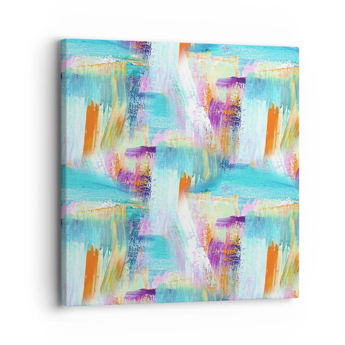 Lærredstryk - Billede på lærred - Munter mazel topper - 30x30 cm