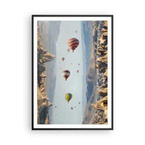 Plakat i sort ramme - Alt er muligt her - 70x100 cm