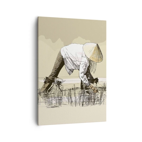 Lærredstryk - Billede på lærred - God høst - 50x70 cm