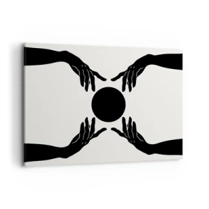 Lærredstryk - Billede på lærred - Et hemmeligt tegn - 100x70 cm