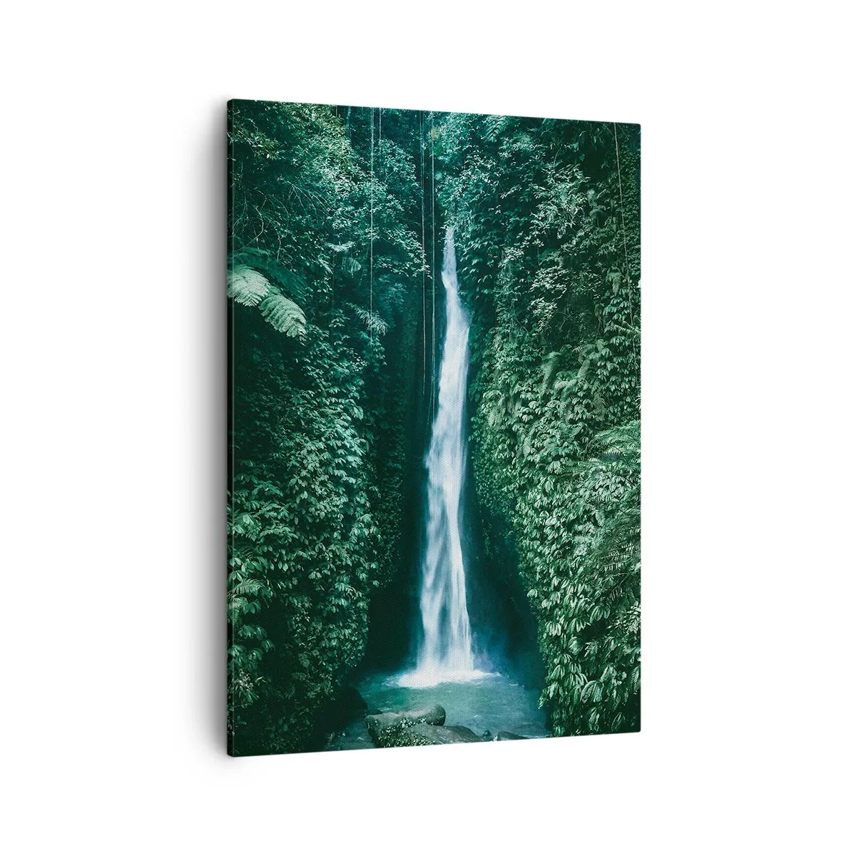 Lærredstryk - Billede på lærred - Tropisk spa - 50x70 cm