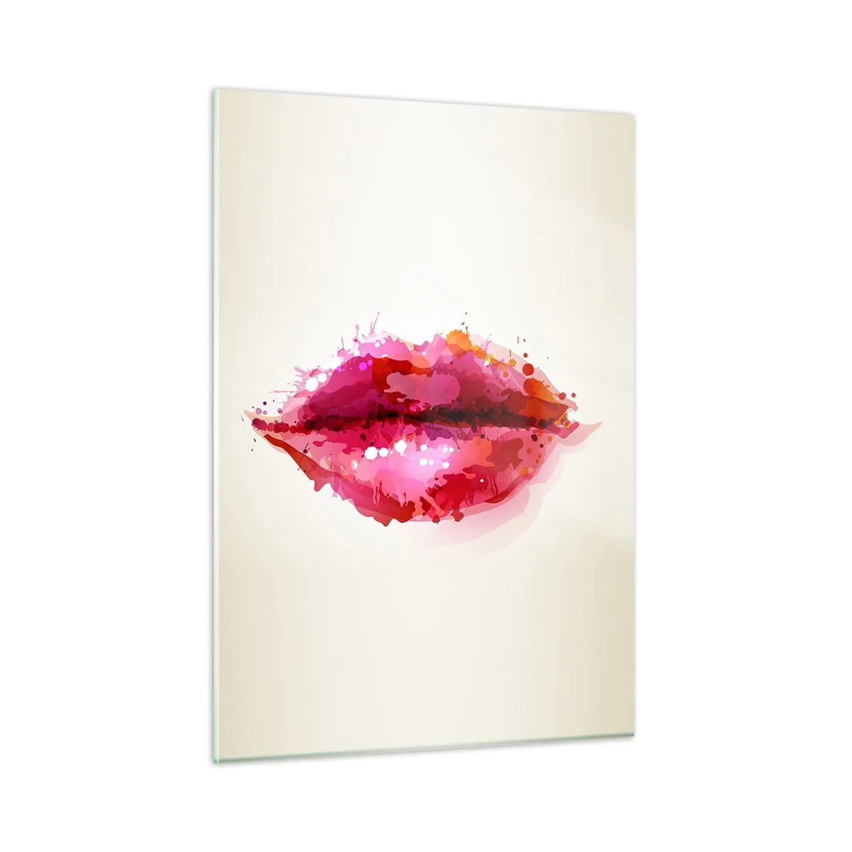 Billede på glas - En mere rød nuance af rød - 50x70 cm