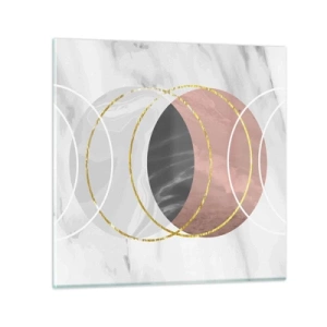 Billede på glas - Sfærernes musik - 60x60 cm