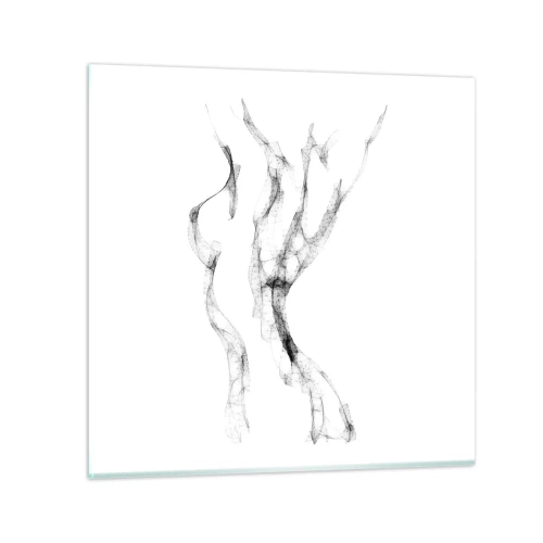 Billede på glas - Smuk og stærk - 30x30 cm