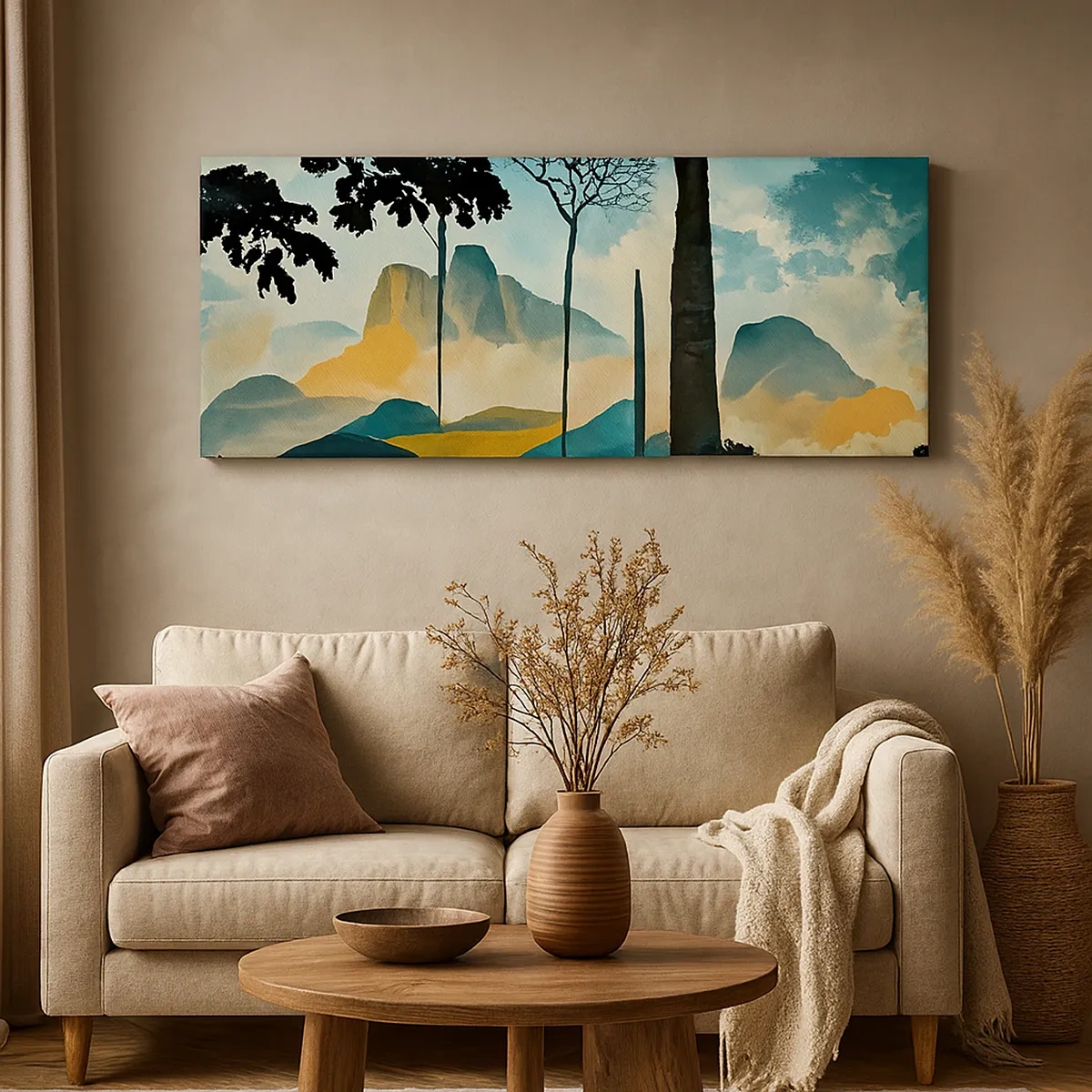 Lærredstryk - Billede på lærred - Stadig højere og højere - 30x30 cm