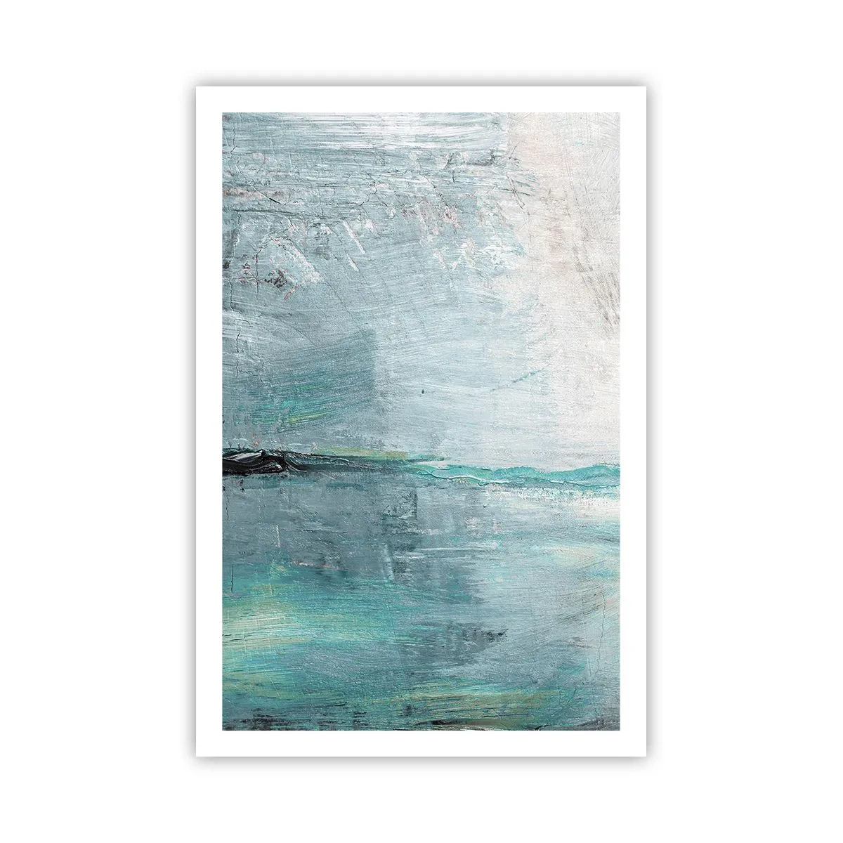 Plakat - Horisontalt med blå farve - 61x91 cm