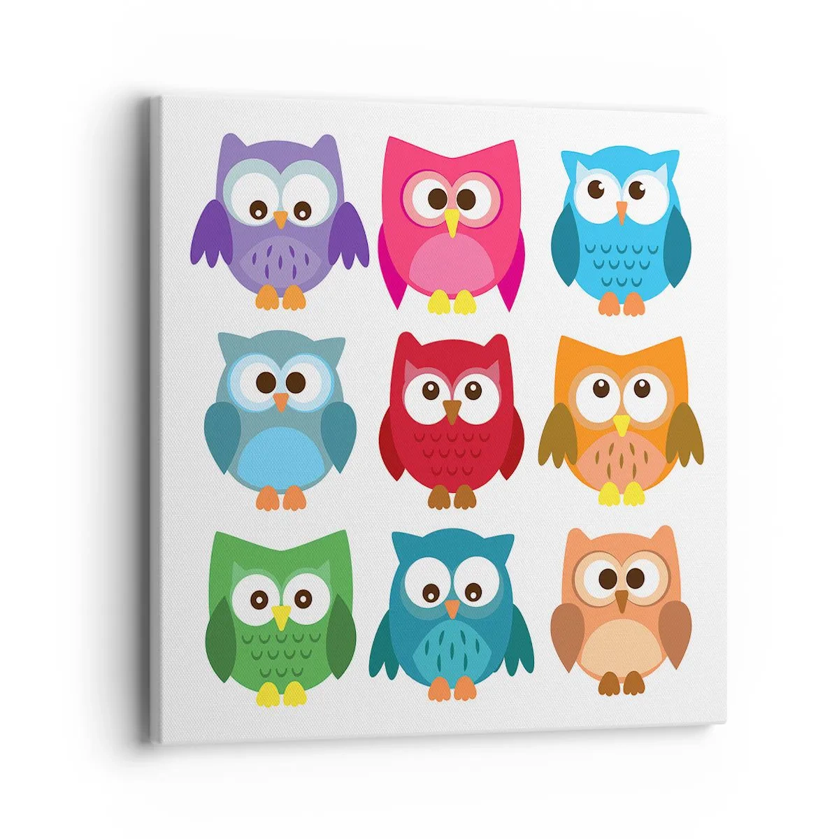 Lærredstryk - Billede på lærred - Forskelle kan være morsomme - 40x40 cm