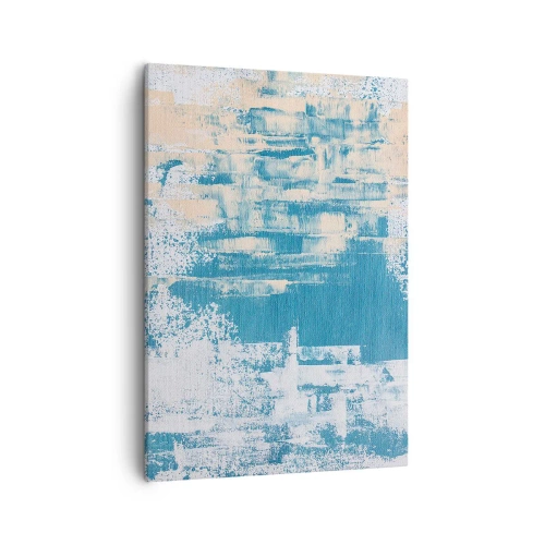 Lærredstryk - Billede på lærred - Gennem istappen - 50x70 cm