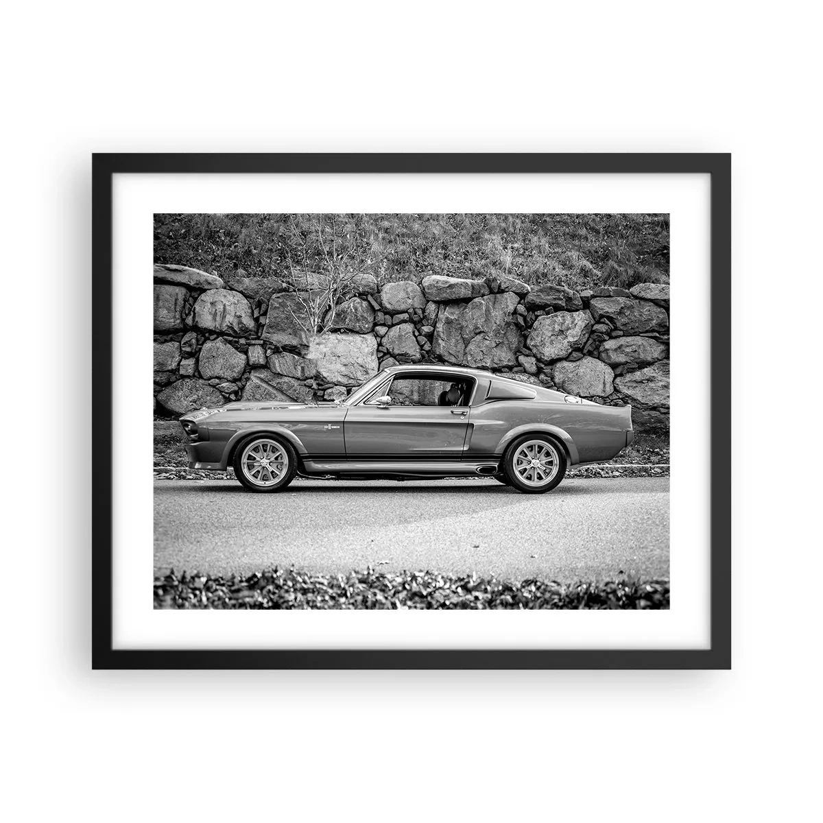 Plakat i sort ramme - En legende fra 1960'erne. - 50x40 cm