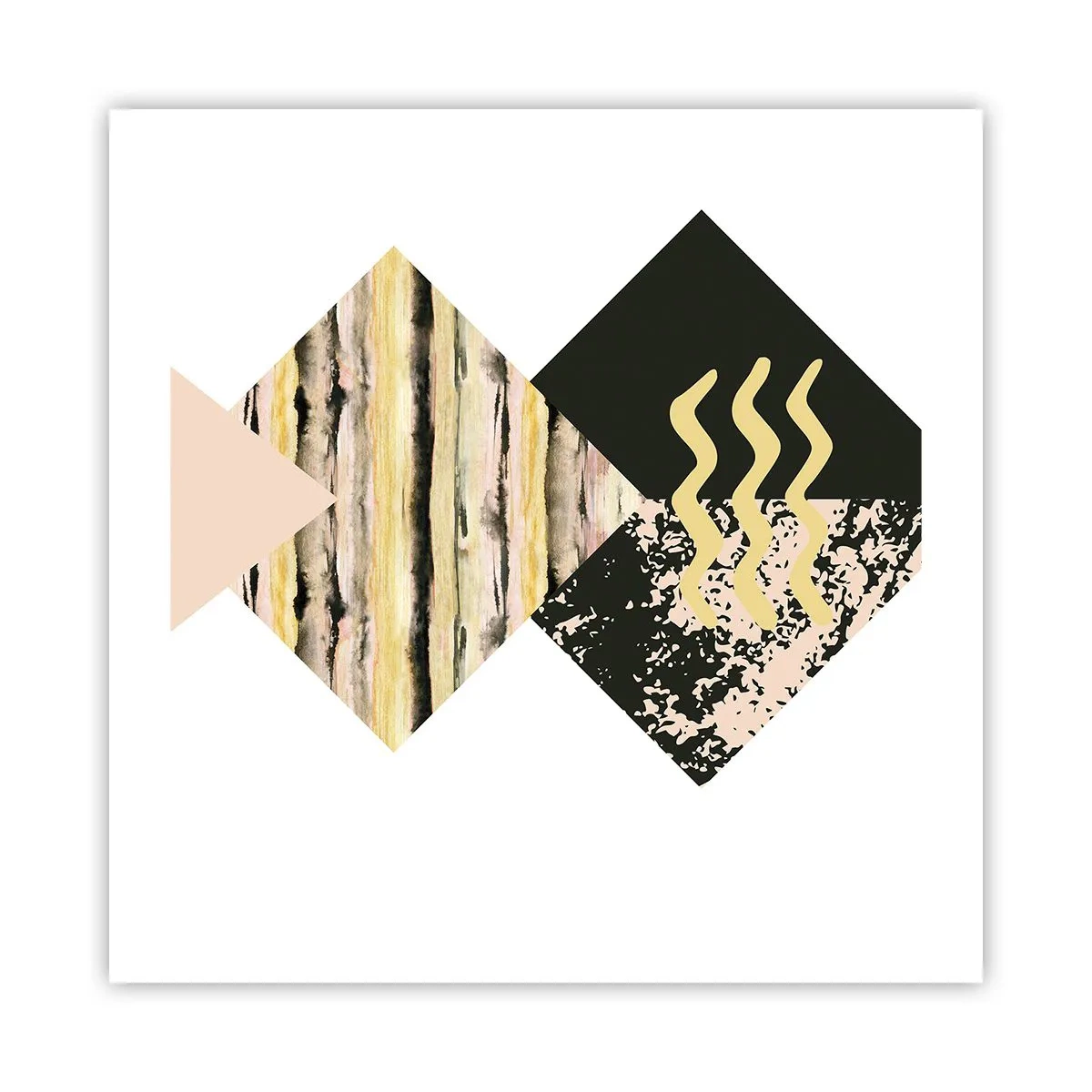 Plakat - Ikke så simpelt - 50x50 cm