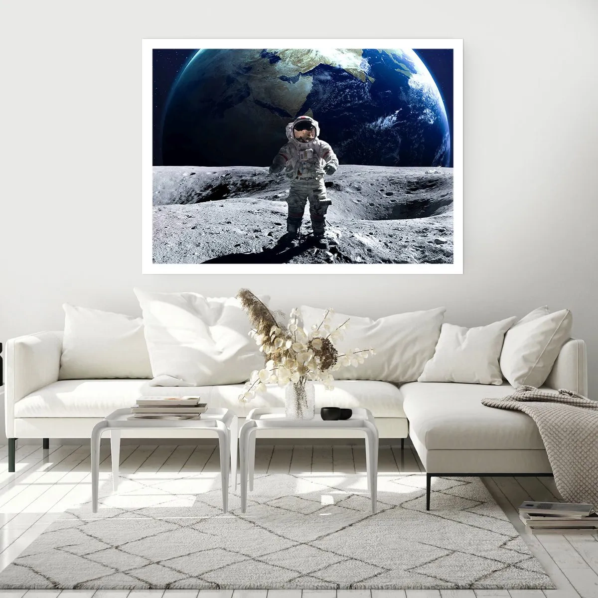 Plakat - Hilsner fra månen - 91x61 cm