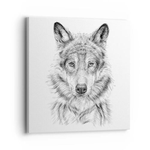 Lærredstryk - Billede på lærred - En født leder - 30x30 cm