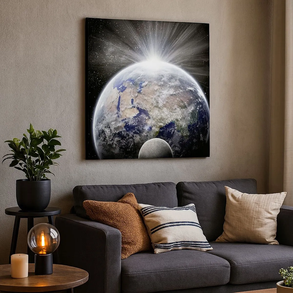 Lærredstryk - Billede på lærred - I fuldt blus - 30x30 cm