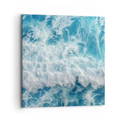 Lærredstryk - Billede på lærred - Glædeligt og i spring - 70x70 cm