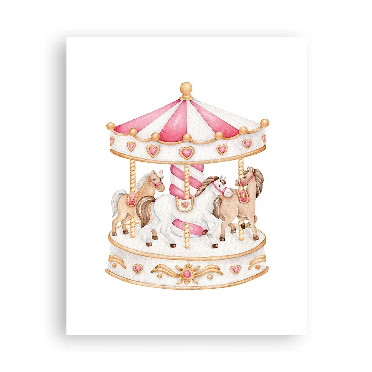 Plakat - Barndommens søde verden - 40x50 cm