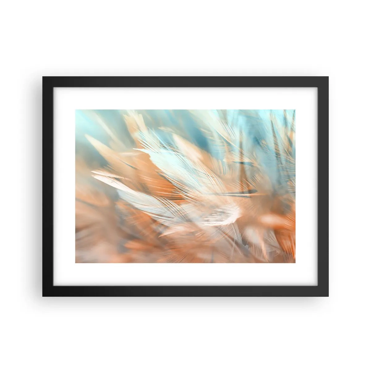 Plakat i sort ramme - I mildhedens land - 40x30 cm