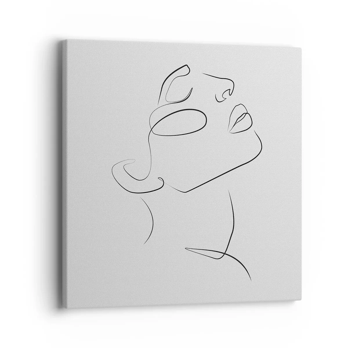 Lærredstryk - Billede på lærred - En drømmes slyngninger - 40x40 cm