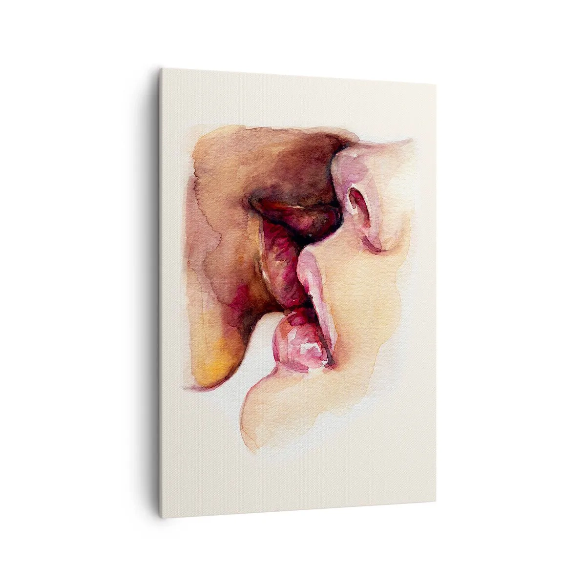 Lærredstryk - Billede på lærred - Som nat og dag, jord og himmel - 70x100 cm