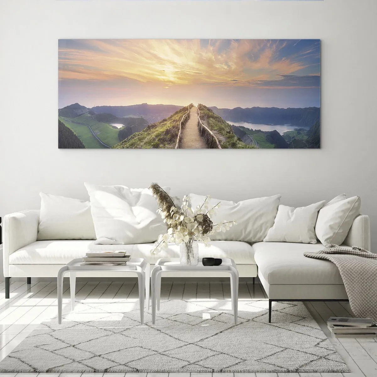 Billede på glas - Tæt på himlen - 100x40 cm