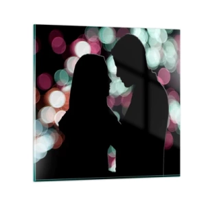 Billede på glas - Ja! - 70x70 cm