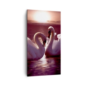 Lærredstryk - Billede på lærred - Indtil døden skiller os ad - 45x80 cm