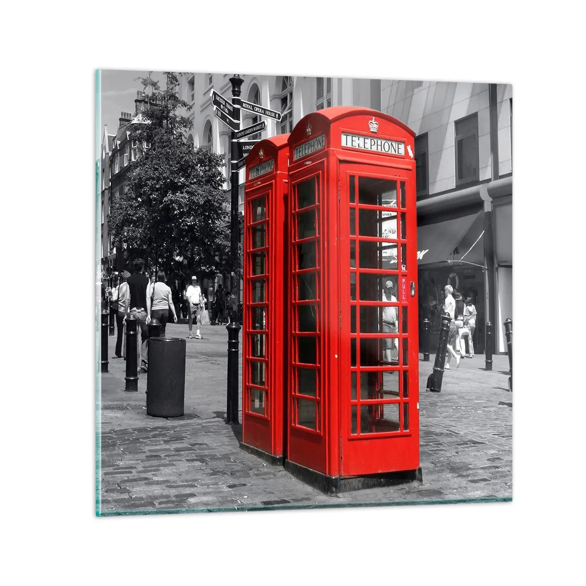 Billede på glas - , - 70x70 cm