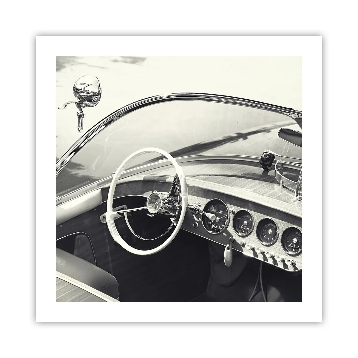 Plakat - Vejr for de rige - 50x50 cm