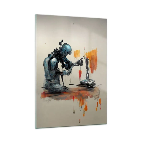 Billede på glas - Kommer i morgen... - 50x70 cm