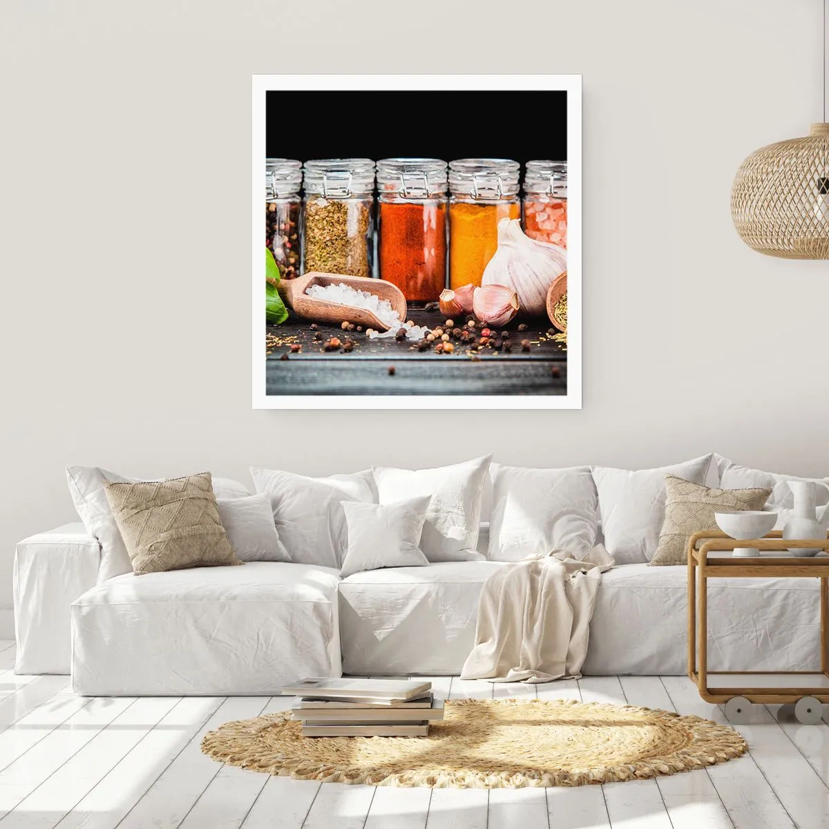 Plakat - For at livet kan smages - 60x60 cm