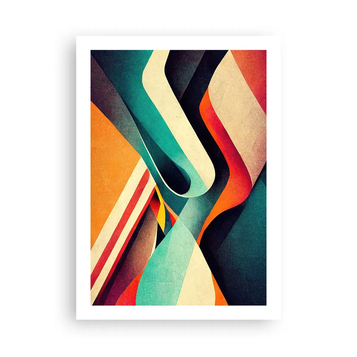 Plakat - Intens komposition - 50x70 cm