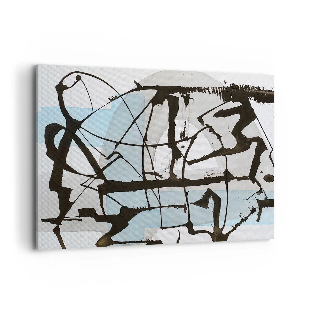 Lærredstryk - Billede på lærred - Ikke desto mindre blå - 100x70 cm