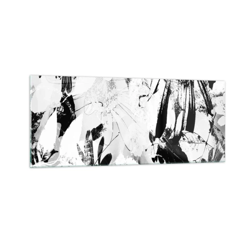 Billede på glas - Efterår i det negative - 100x40 cm