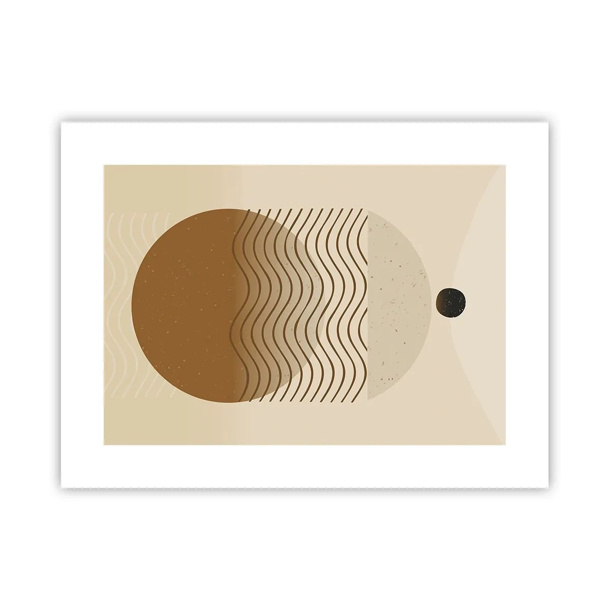 Plakat - Om geometriske figurers oprindelse - 40x30 cm