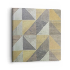 Lærredstryk - Billede på lærred - Ved trekantens vinkel - 30x30 cm