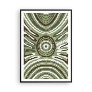 Plakat i sort ramme - Eksplosion af følelser - 70x100 cm