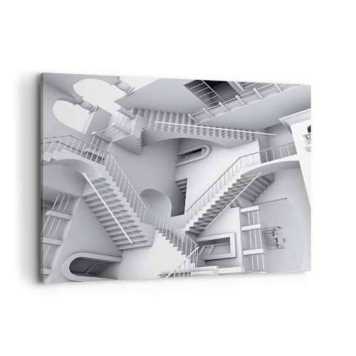 Lærredstryk - Billede på lærred - Rummets paradokser - 100x70 cm