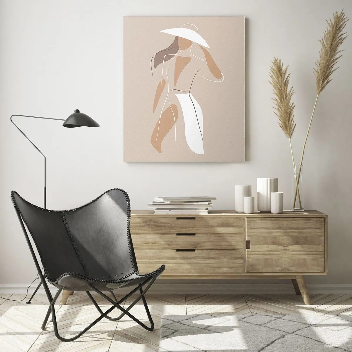 Billede på glas - Mode er sjovt - 50x70 cm