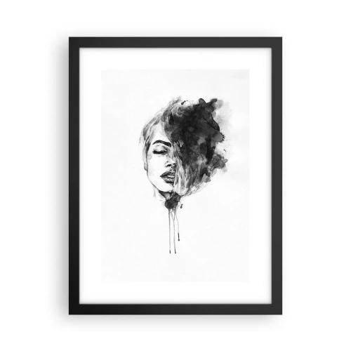 Plakat i sort ramme - Hvad piger drømmer om - 30x40 cm