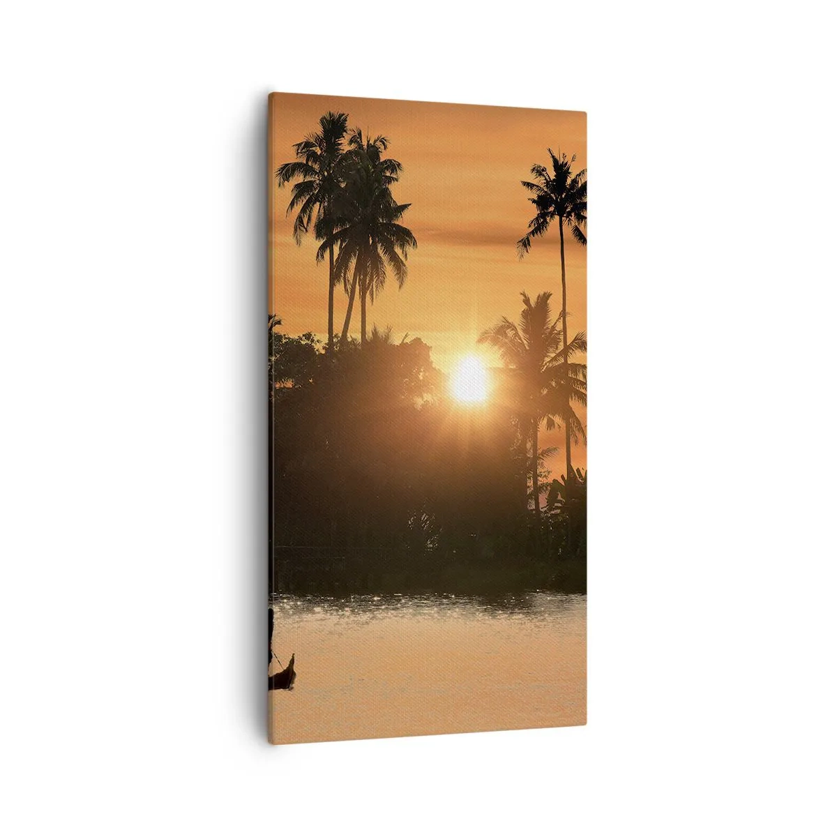 Lærredstryk - Billede på lærred - Tid til at slappe af - 55x100 cm