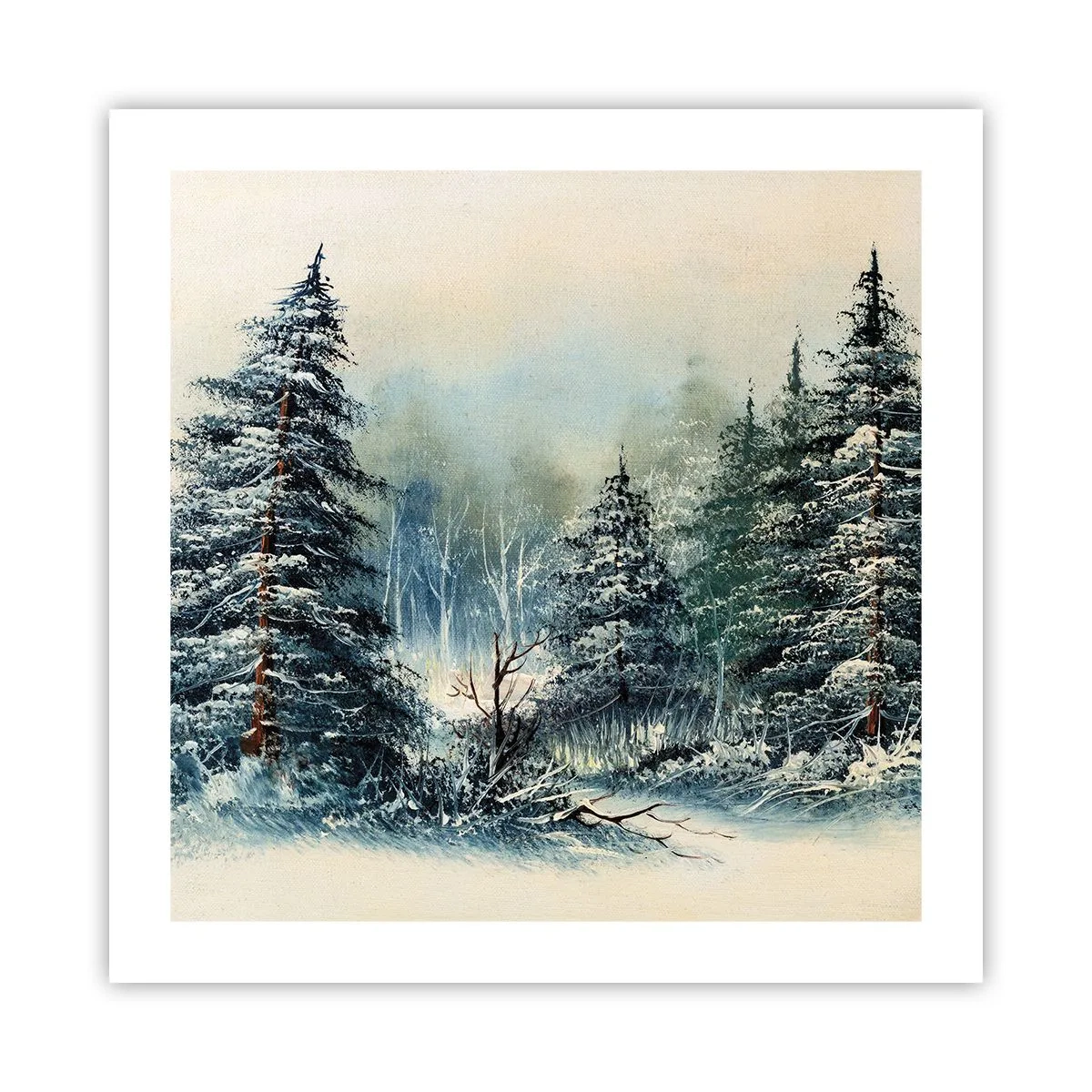 Plakat - Klar til jul - 50x50 cm