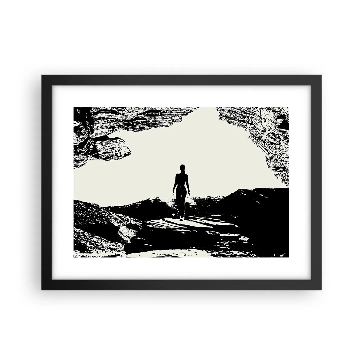 Plakat i sort ramme - Et nyt udseende - 40x30 cm