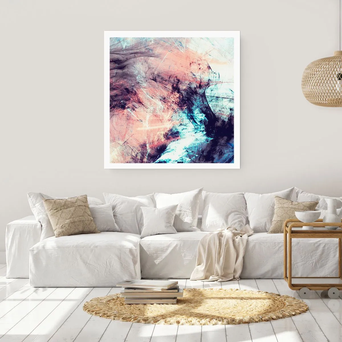 Plakat - Mærk vinden - 50x50 cm