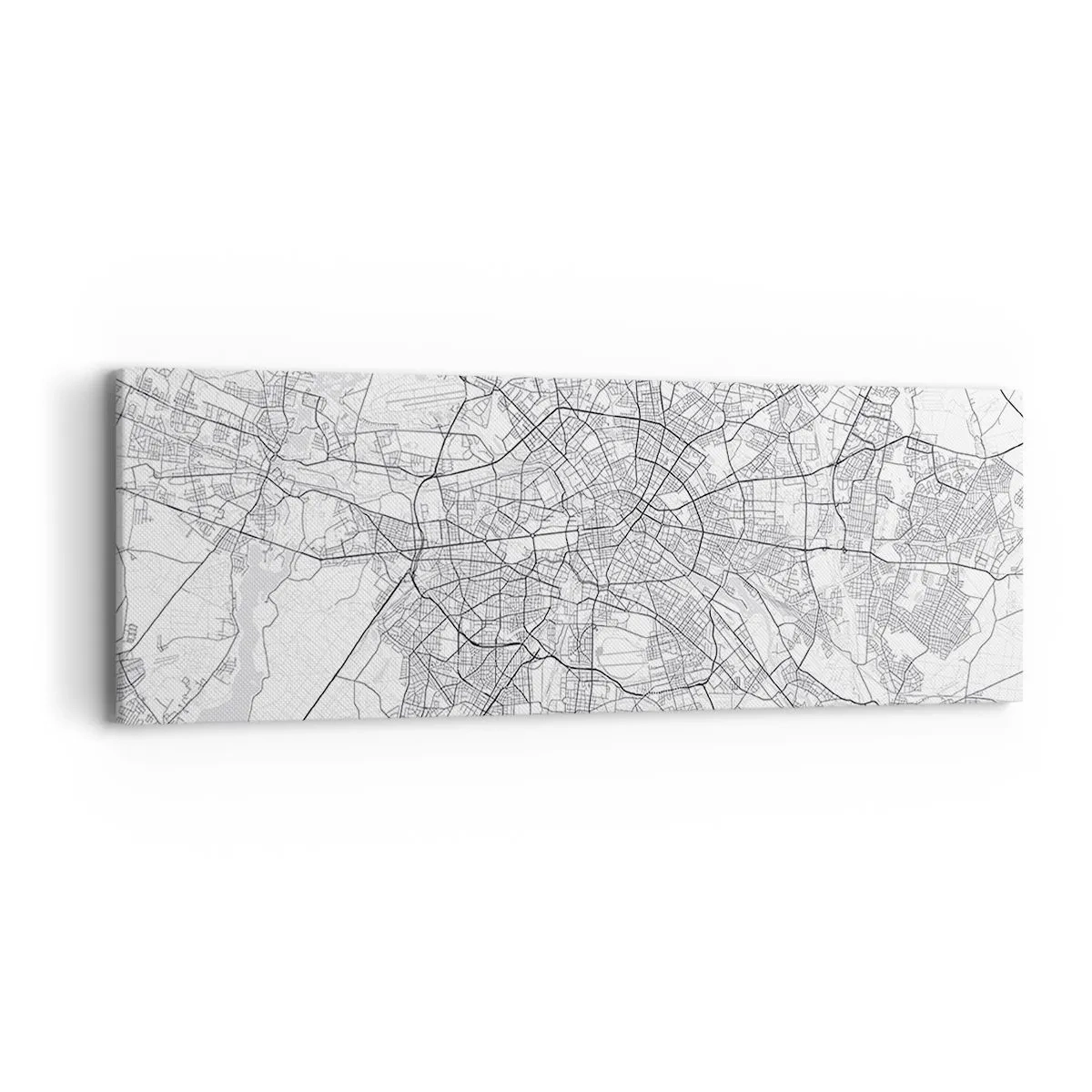 Lærredstryk - Billede på lærred - Berlins blomst - 90x30 cm