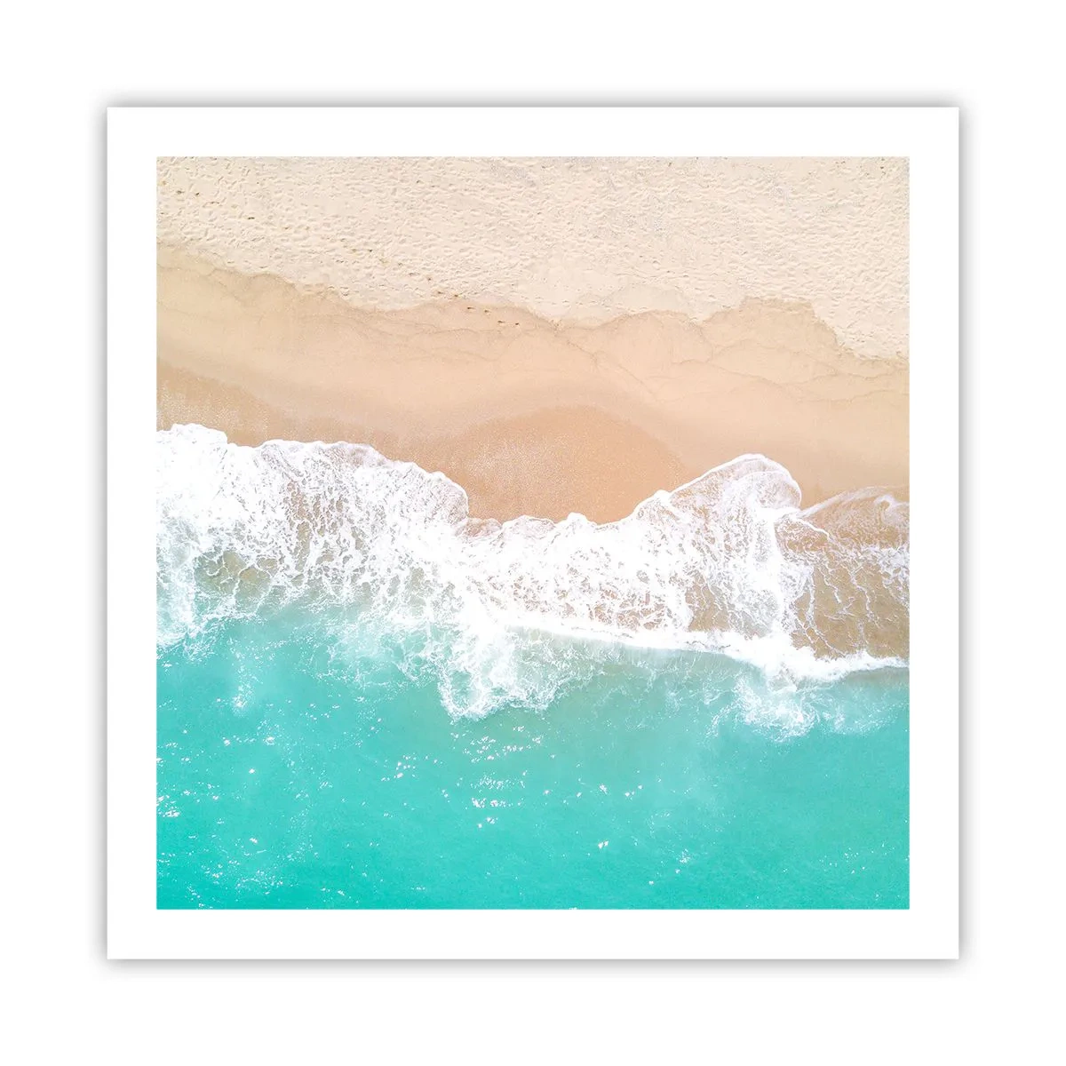 Plakat - Kærlig berøring - 60x60 cm