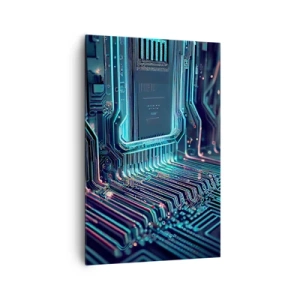 Lærredstryk - Billede på lærred - Jeg tror... - 80x120 cm