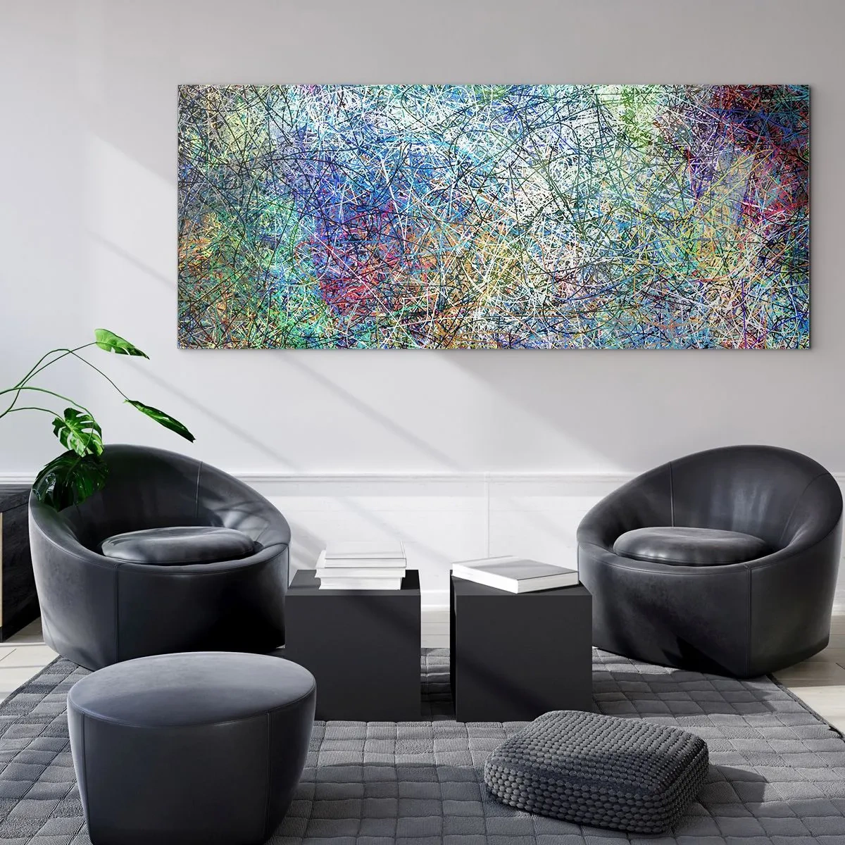 Billede på glas - Så enkelt er det ikke - 160x50 cm