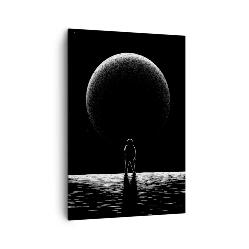 Lærredstryk - Billede på lærred - Ansigt til ansigt - 70x100 cm