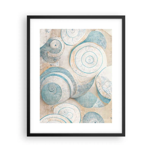 Plakat i sort ramme - Hvad gemmer skallen på? - 40x50 cm