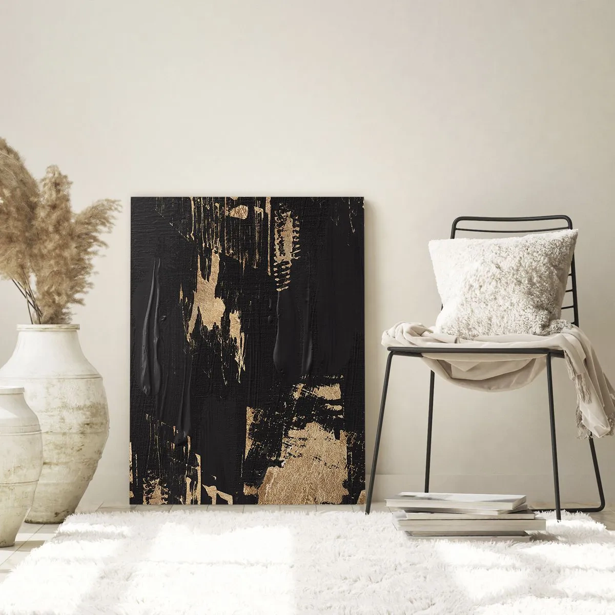 Billede på glas - Et spor af berøring - 70x100 cm