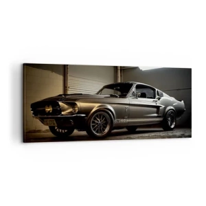 Lærredstryk - Billede på lærred - Tilbage til fortiden - 100x40 cm